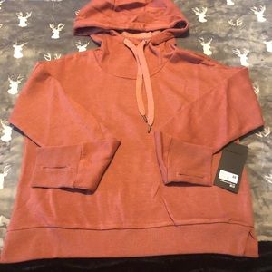 90 Degree By Reflex Stone Washed Cropped Hoodie